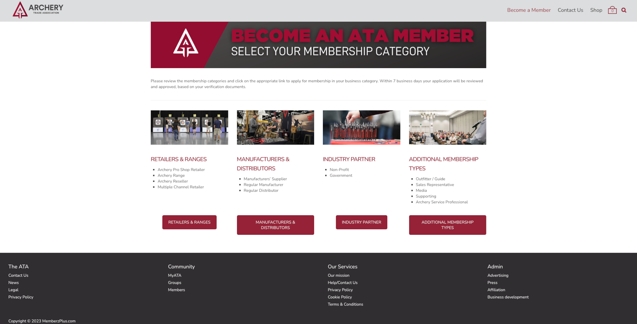 Membership Portal Design